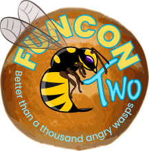 Funcon logo with a loaf of homemade bread in the background.