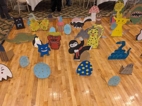 Stand up Nerf targets