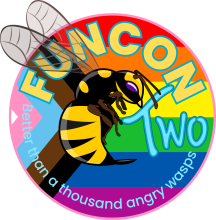 FunCon Logo in Pride colours